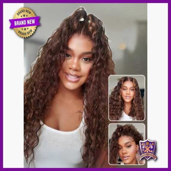 18 Inch Human Hair Water Wave Wig Glueless Pre Plucked Beginner Friendly main image 6